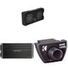 Kicker Comp RT 8 Inch 48TRTP82 Thin Down Firing Enclosure Package with 47KEY5001 Amplifier & Bass Knob Bundle view 1