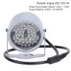 Dioche Ir Floodlight, Infrared Flashlight 12V Night Vision Infrared Light, Rainproof 48 LED Monitoring Fill Light, Ir Infrared Light with Energy Saving Ir for Surveillance view 2