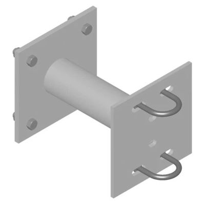 CommScope - MC-SA12-B - Support Arm, Hot Dip Galvanized Steel, Ring Mount, 2.4 in. O.D, 250 lb. Load Rating, 12 L x 10 H