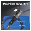 ACGTUY Thunderbolt USB 4 90 Degree Angle Cable 40Gbps USB4 Elbow Type C Thunderbolt3 4 Data Transfer Cable USB C PD240W Fast(2m,USB4 40G 8K L3) view 4