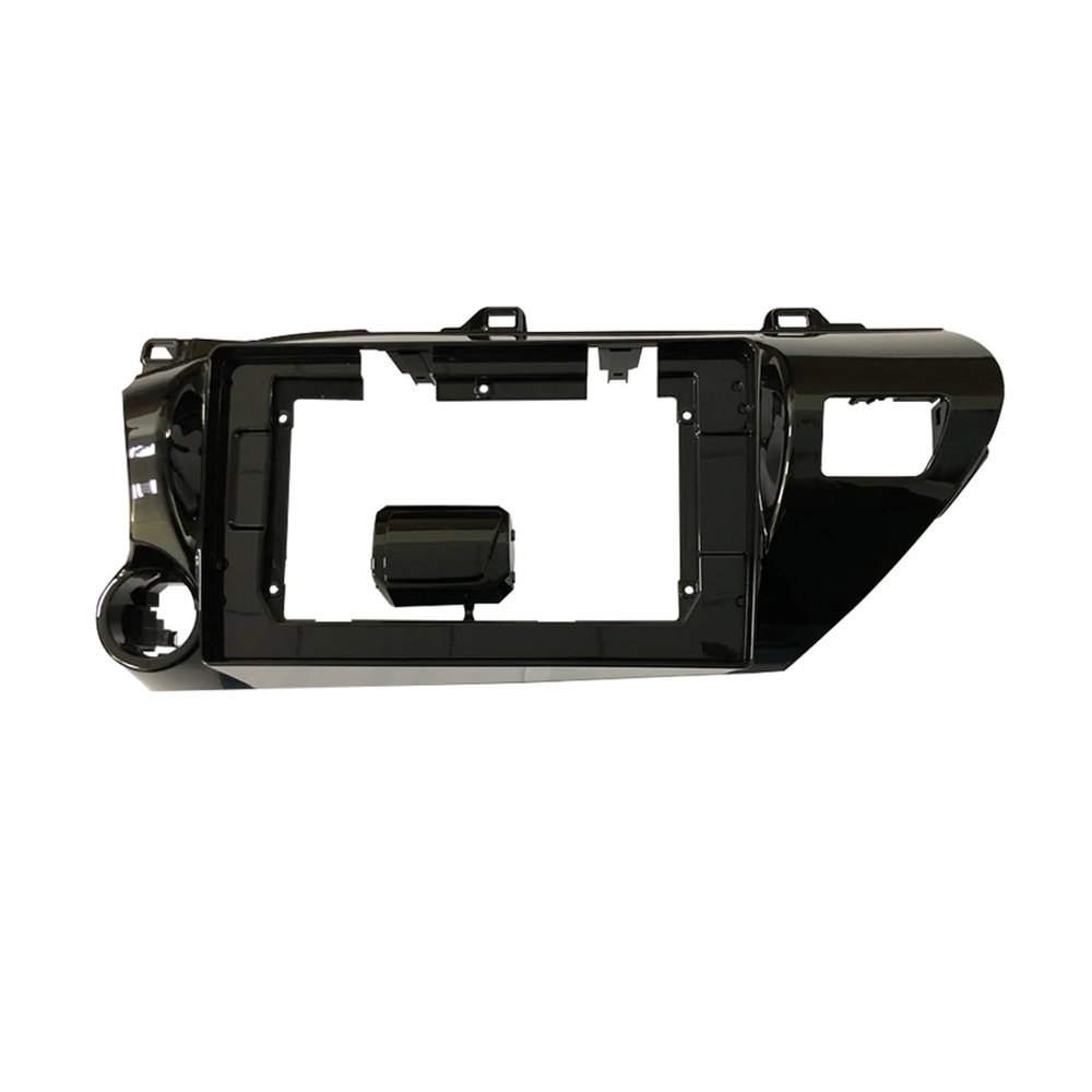 LHAOYDM Radio Frame 10.1 Inch Frame Fit for Toyota REVO HILUX 2016-19 Car Radio DVD Refitting Trim Kit Mount Plate Stereo Bezel Attractive and Durable(Only Frame Left)