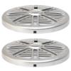 ASA Electronics Boat Speaker Grille RG65HGS | Silver 6 1/2 Inch (Pair) view 4