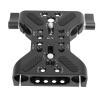 15mm Rod Baseplate, Camera Mount Bracket with 1/4 inch and 3/8 inch Screws, Aluminum Alloy, for DSLR Cameras, Lightweight and, Hollow Design for Weight Saving, Rubber Pads to view 3
