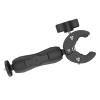 Adjustable Pole Clamp Mount Mini Mounting Kit with Adapter Portable Satellite Antenna Bracket for RV Ladders Support 360 Rotation 180 Tilt Aluminum Alloy Material view 2