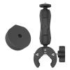 Adjustable Pole Clamp Mount Mini Mounting Kit with Adapter Portable Satellite Antenna Bracket for RV Ladders Support 360 Rotation 180 Tilt Aluminum Alloy Material view 3