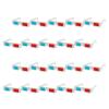 HOMSFOU 20pcs Movie Glasses Red-Blue Frames Display Glasses Accessories for Boys and Girls Party Lightweight Safe view 1