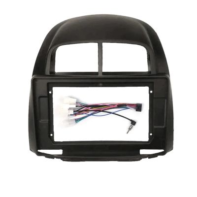 10.1 Inch Compatible with Proton Myvi Compatible with Toyota Passo Daihatsu Sirion Car Radio Stereo Android MP5 Player 2 Din Head Unit Fascia Panel Frane Central control accessories(Frame an cord)