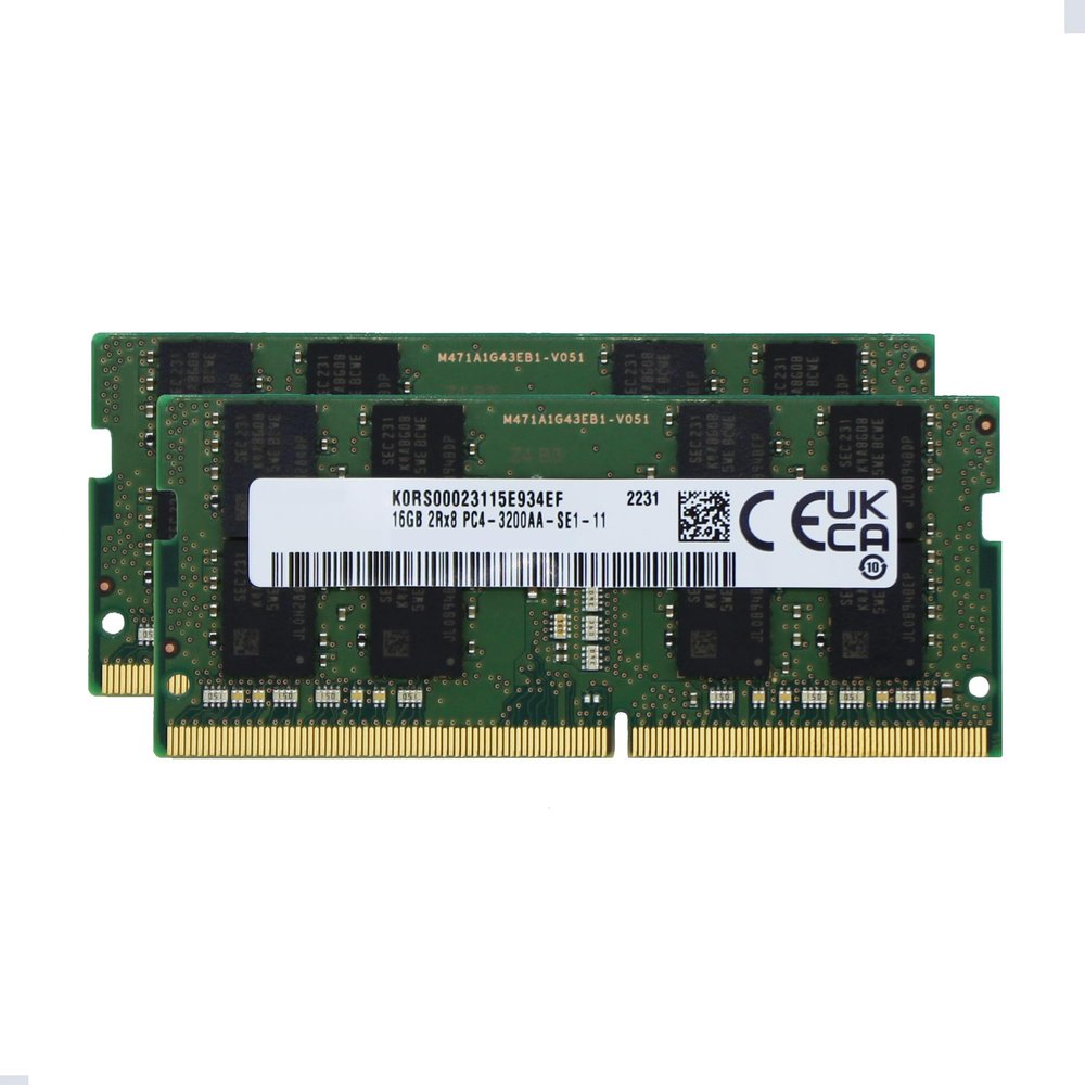 Factory Original 32GB (2x16GB) Compatible for MSI Crosshair 15 B12U (DDR4), B12UEZ, B12UGSZ, B12UGZ Gaming Laptop DDR4 3200MHz PC4-25600 SODIMM 2RX8 CL22 1.2v Notebook Memory RAM Upgrade Adamanta