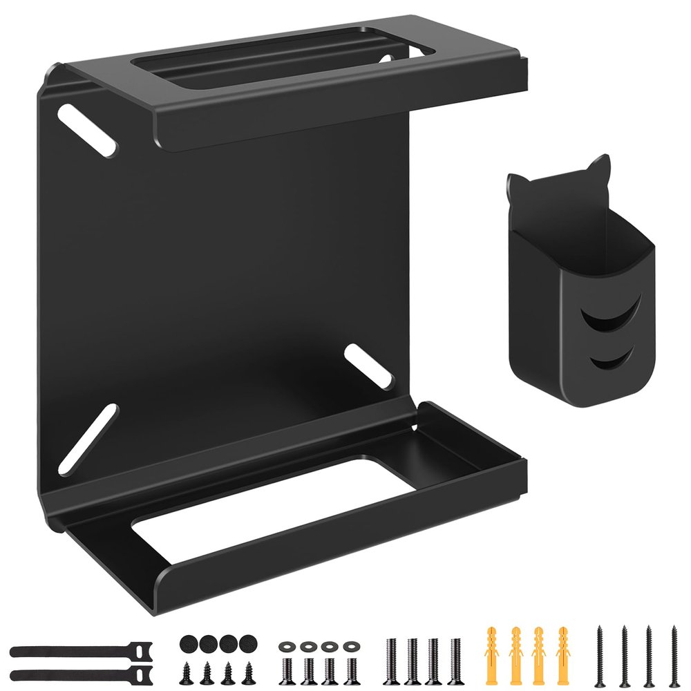 Maozhren Mini PC Mount Compatible with Beelink Mini PC Vesa Mount/Wall Mount/Under Desk, for S12 Pro, Mini S13, SER6 Pro/SER3/SER9, SEi12/EQ13 and More, with Holder