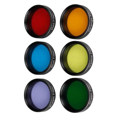 1.25 Inch Green/Blue/Red/Yellow/Orange/Purple 6 Color Astronomical Telescope Accessories