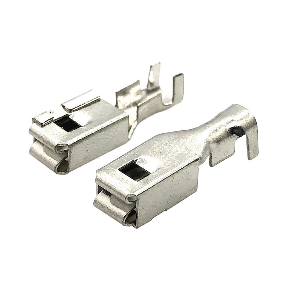 20/50/100 Pcs Auto Car Splices Wire Terminal DJ624B-D6.3B G211 Crimp Loose Pins Terminals Fuse Box Metal 6.3MM Pins Fit Compatible Automotive Connector(20 Pcs)