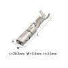 50/100/200 Pcs Electric Crimp Terminal DJ627-1.5A Splice Pins Connector Replcement 211cc2s1120 211cc2s1160p G34(100 pcs) view 2