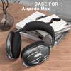 [4 in 1] Case Cover for AirPods Max Headphones (2024/2020) Ear Pad Case Cover/Headband Cover/Ear Cups with 3D Spider Chrome Emblems Badges for Apple AirPods Max Headphones (Black Case Sets) view 3