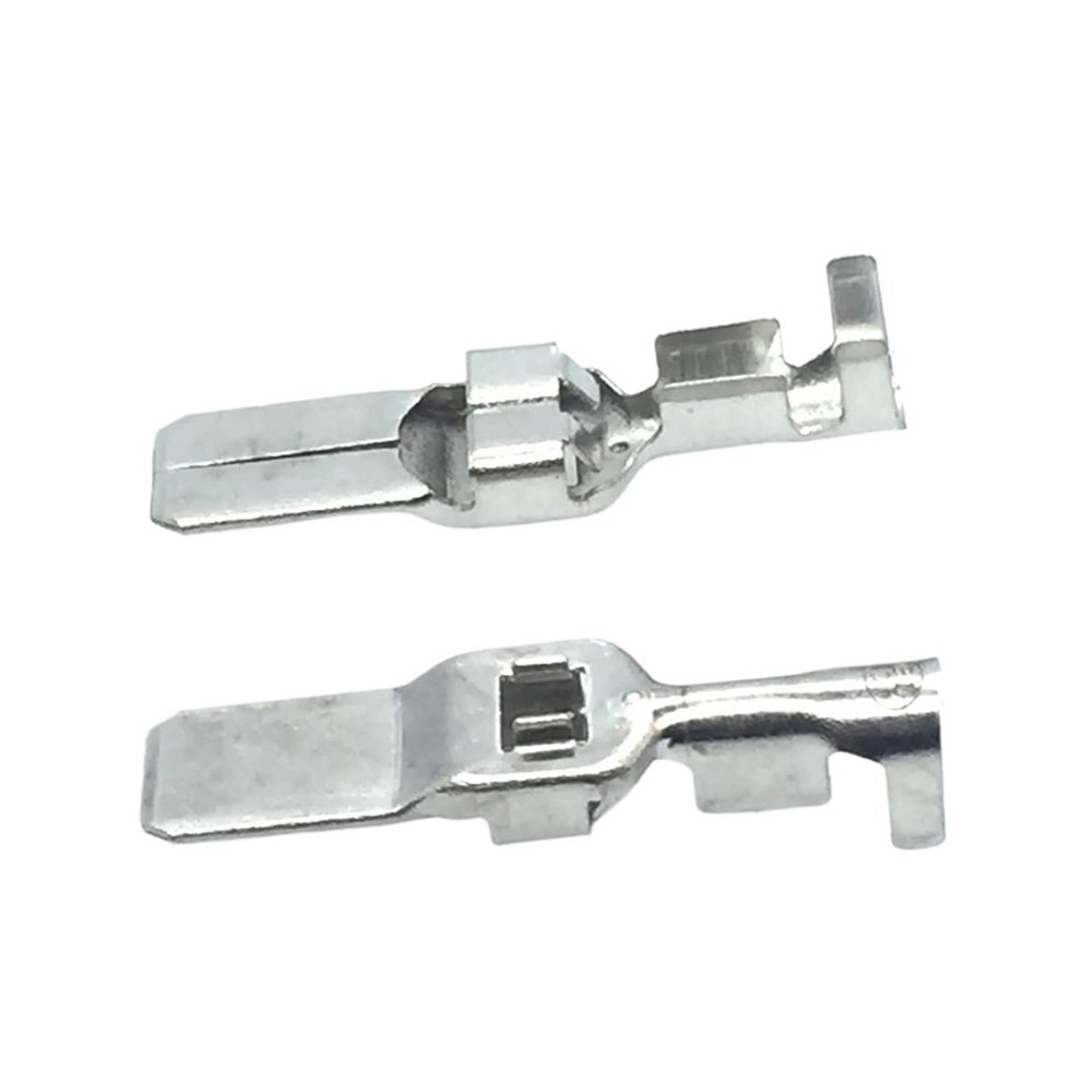 10/20/50 Pcs Wiring Harness Crimp Terminal Connector Brass Pins 7.8 MM Male Or Female Splice DJ627A-7.8C G501 G503(Male,50 pcs)