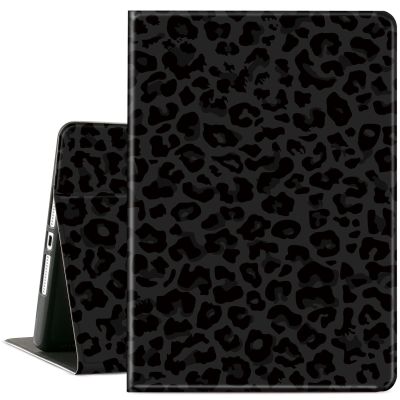ACWDMKH for Amazon Fire Max 11 Tablet Case,(13th Generation, 2023 Release) PU Leather Slim Folio Adjustable Stand Smart Cover with Auto Wake/Sleep Case for Fire Max 11,Black Green Leopard