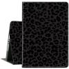 ACWDMKH for Amazon Fire Max 11 Tablet Case,(13th Generation, 2023 Release) PU Leather Slim Folio Adjustable Stand Smart Cover with Auto Wake/Sleep Case for Fire Max 11,Black Green Leopard view 1
