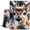 ACWDMKH for Amazon Fire Max 11 Tablet Case,(13th Generation, 2023 Release) PU Leather Slim Folio Adjustable Stand Smart Cover with Auto Wake/Sleep Case for Fire Max 11,Cute Deer Winter view 1