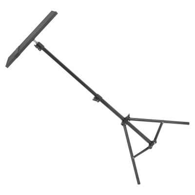 MOLUCKFU 1pc Aluminium Alloy Projector Tripod Stand for Laptop and Tablet for Home Theaters Classrooms and Stages Compact Design Safety Features Black