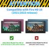 Case for All-New Amazon Fire HD 10 and 10 Plus Tablet (13th/11th Generation, 2023/2021 Release) 10.1" Slim PU Leather Adjustable Multi-Angle Smart Shell Cover with Auto Wake/Sleep, Purple Dolphin Moon view 2