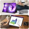 Case for All-New Amazon Fire HD 10 and 10 Plus Tablet (13th/11th Generation, 2023/2021 Release) 10.1" Slim PU Leather Adjustable Multi-Angle Smart Shell Cover with Auto Wake/Sleep, Purple Dolphin Moon view 4