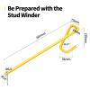 FEIMIRE Stud Mounted Wire Dispenser for Electricians, Wire Spool Rack, Electrical Wire Reel Dispenser (2) view 2