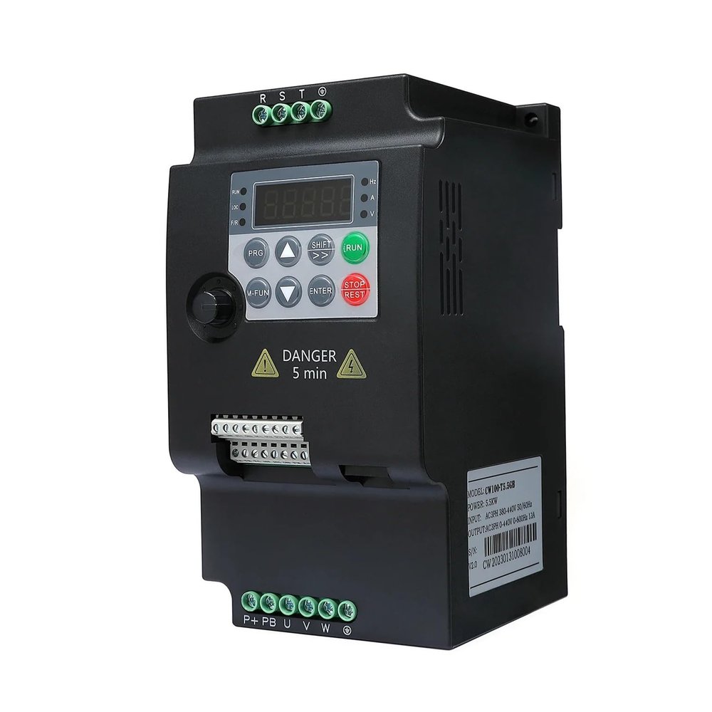 220V/380V Variable Frequency Drive Converter Inverter 0.75/1.5/2.2/4/5.5KW Motor Speed Controller 1Pcs(3-Phase 380V,3-Phase 220V_2.2KW)