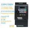 220V/380V Variable Frequency Drive Converter Inverter 0.75/1.5/2.2/4/5.5KW Motor Speed Controller 1Pcs(3-Phase 380V,3-Phase 220V_2.2KW) view 3
