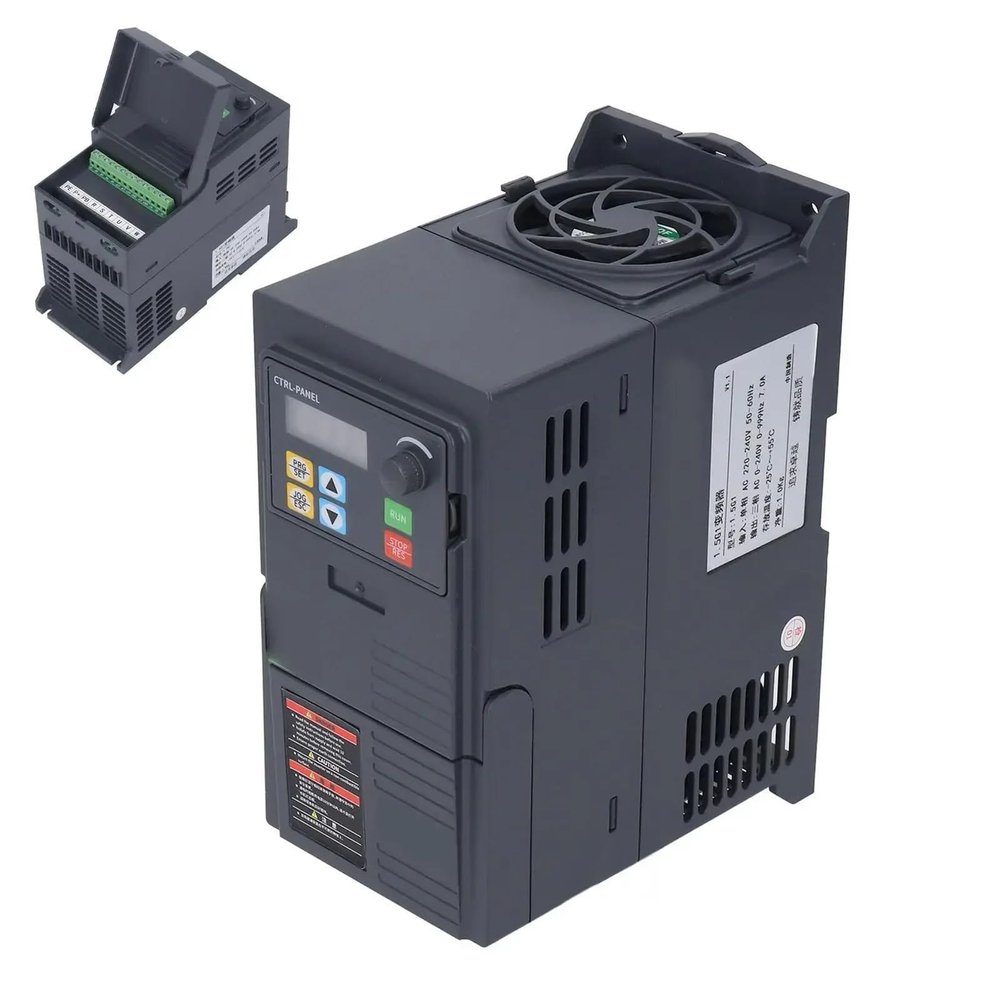0.75/1.5/2.2KW 3/4KW 5.5KW 7.5kw Requency Inverter 1P 3P 220V 380V Output Frequency Converter Variable Frequency Drive 1Pcs(320-380V-0.75KW)