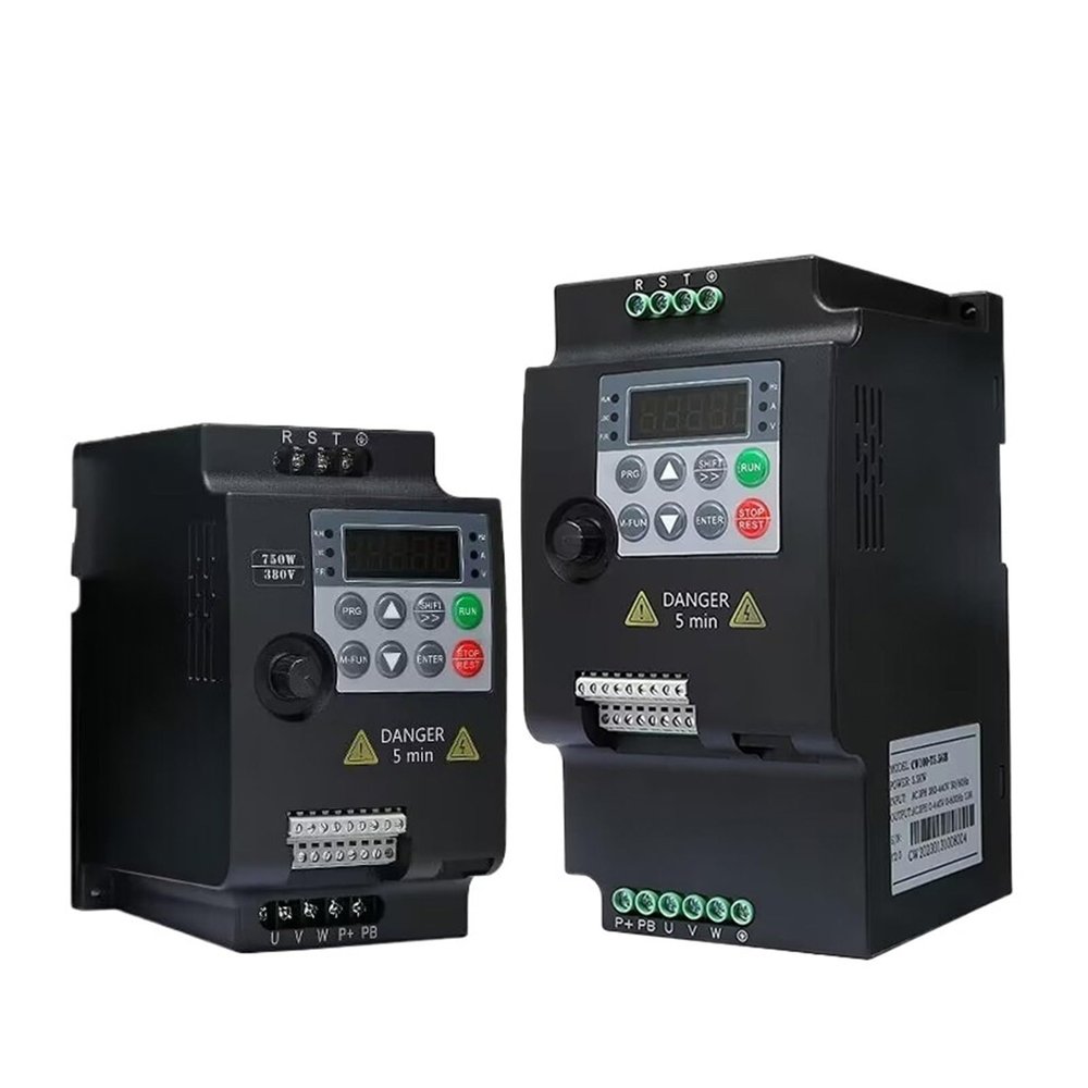 CW100 Inverter Frequency Converter Single/Three Phase 380V 220V 0.75/1.5/2.2/4/5.5Kw 1P 3P Output Variable Frequency Driver 1Pcs(0.75KW,1PH220V-3PH220V)
