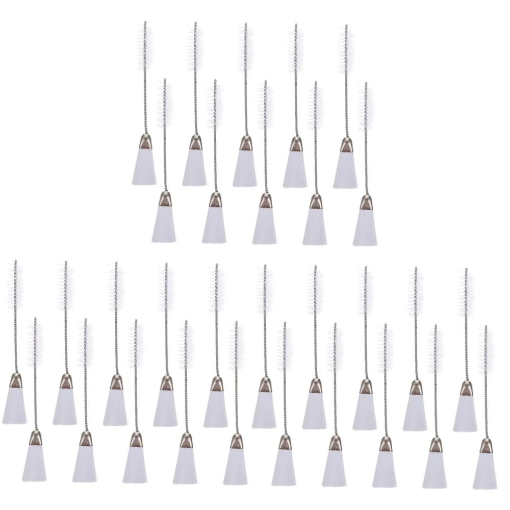 SWOOMEY 30pcs Double-Headed Sewing Machine Brush Lint Brush Keyboard Cleaner Crevice Cleaning Tool