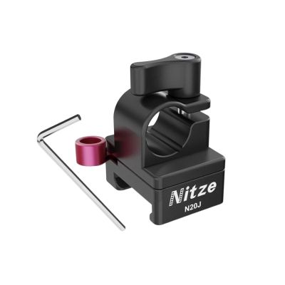 15mm Rod Holder to NATO Clamp, 15mm Rod Clamp Quick Release NATO Clamp Nitze NATO Clamp for DSLR/Mirrorless Camera Rig, Monitor Rig, Follow Focus