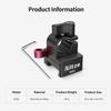 15mm Rod Holder to NATO Clamp, 15mm Rod Clamp Quick Release NATO Clamp Nitze NATO Clamp for DSLR/Mirrorless Camera Rig, Monitor Rig, Follow Focus view 2