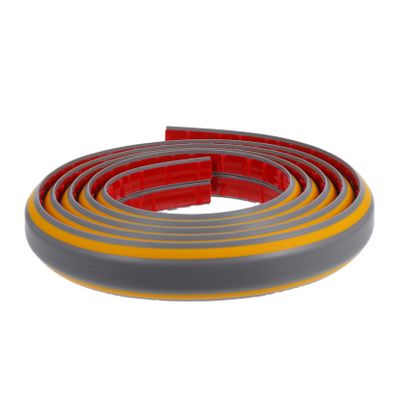 Mikikit Heavy Duty PVC Floor Cord Cover Cable Protector for Home Office Outdoor Use Quick Installation Versatile Utility for Tidy Spaces