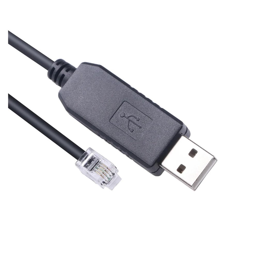 ACGTUY Meade 505 Cable CP2102 USB to RJ10 4P4C RS232 Serial Cable Compatible with The ETX-90 ETX-125 LXD75 LX80 LX90 Telescope(3M)