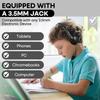 MKDTNJT Bulk Headphones 100 Packs for Kids School Classroom,Wholesale Class Set Headphones for Students Children Teens Boys Girls and Adult (HTC002,Black) view 4