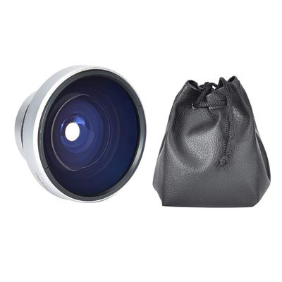 0.25X Super Fisheye Additional Lens for 37mm Caliber Camera Lenses,Suitable for Macro Close Up 12.5X Macro Lens