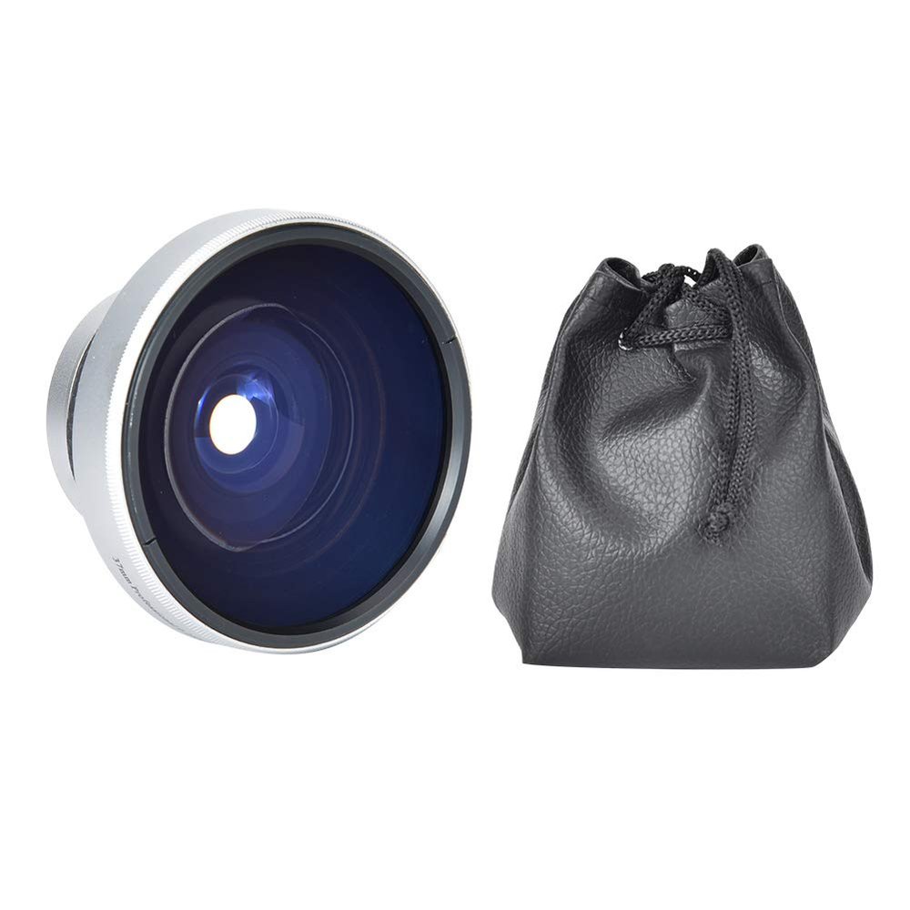 0.25X Super Fisheye Additional Lens for 37mm Caliber Camera Lenses,Suitable for Macro Close Up 12.5X Macro Lens