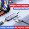 4K HDMI Video Capture Card with USB3.0&100W PD, HDMI to USB/USB C Supports 4K@60Hz Input and 1080P Output HD Live and Record Video Audio Game MS2130 for Sessions Courses Gaming Live Broadcast Record view 3