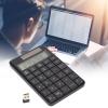 GOTOTOP 29 Keys Calculator Number Pad Keyboard, 2.4GHz Ergonomic Design with Solar Panel, X Architecture, for Laptops, Banks, Schools, Companies view 3
