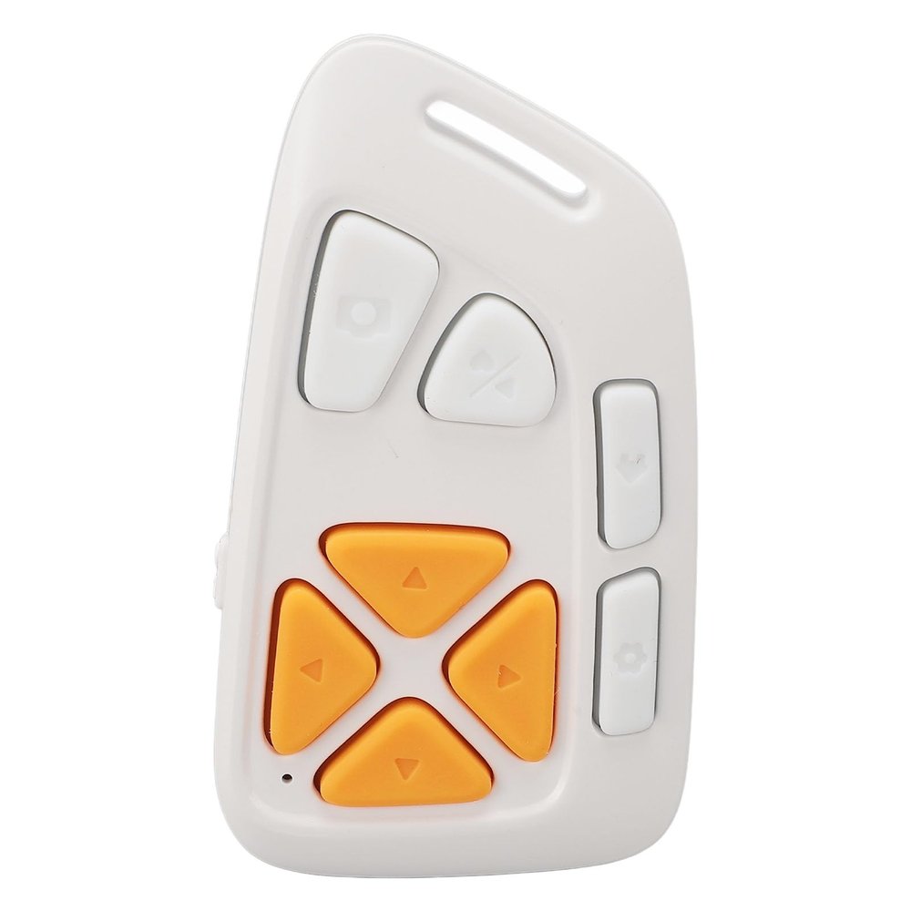 Camera Shutter Video Scrolling Clicker with Mute Key for Smartphones Tablets, Phone Remote Control, Remote Page Turner (White)