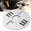 10.5 Inch Open Reel Takeup Reel, Aluminum Alloy Tape Reel for 1/4 Inch Tape Recorder, Universal Sound Tape Reel with 4 Holes, Great Sound Quality, High Output Power with Low Noise view 2