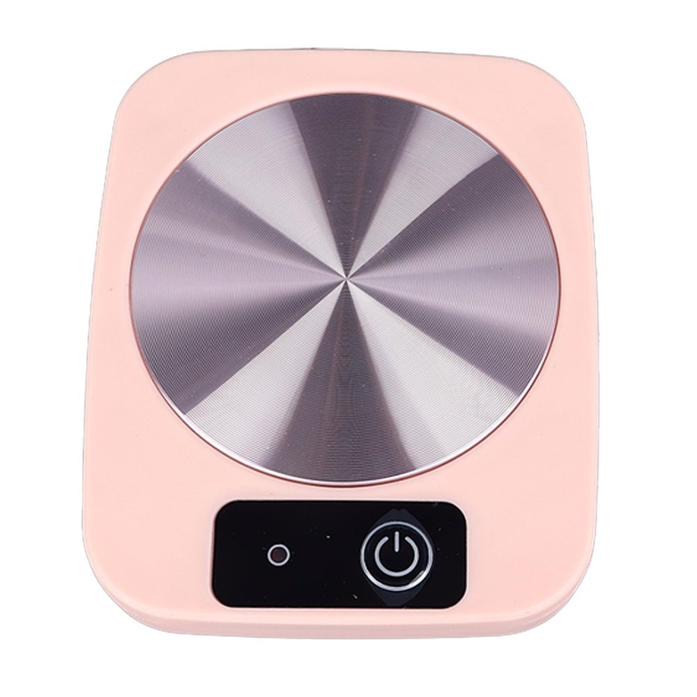 Yosoo Electric Mug Warmer, Effective Heat Collection and Insulation USB Beverage Heater with Circular Heat Dissipation Design Cup Warmer (Pink)