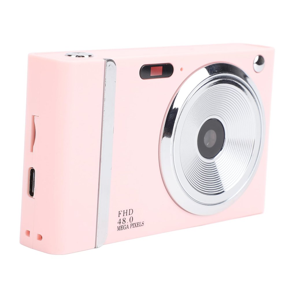 Digital Camera, 2.4 Inch Screen HD 1080P 48MP Camera, Digital Point and Shoot Camera with 16X Zoom Anti Shake, Compact Small Camera for Boys Girls Kids