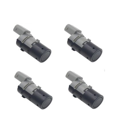 4PCS 66206989069 Parktronic PDC Parking Sensor, Compatible for BMW E39 E46 E53 E60 E61 E63 E64 E65 E66 E83 X3 X5 Parking Assistance
