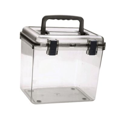 BaotyJie Camera Protective Case Airtight Bin Wear Resistant Practical Protecting Contents from Moisture Accessory Portable Storage Box, Transparent
