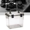 BaotyJie Camera Protective Case Airtight Bin Wear Resistant Practical Protecting Contents from Moisture Accessory Portable Storage Box, Transparent view 4