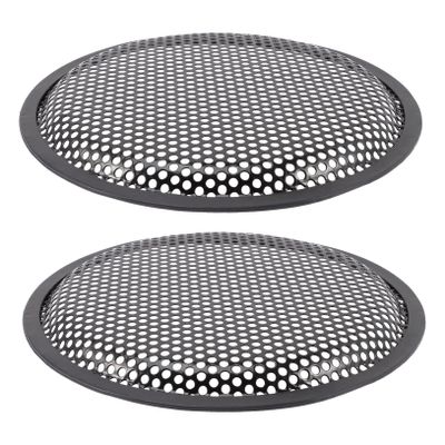 WATIIFUFU 2pcs Outdoor Subwoofer Speaker Cover Mesh Car Speaker Grill Protector Random Style