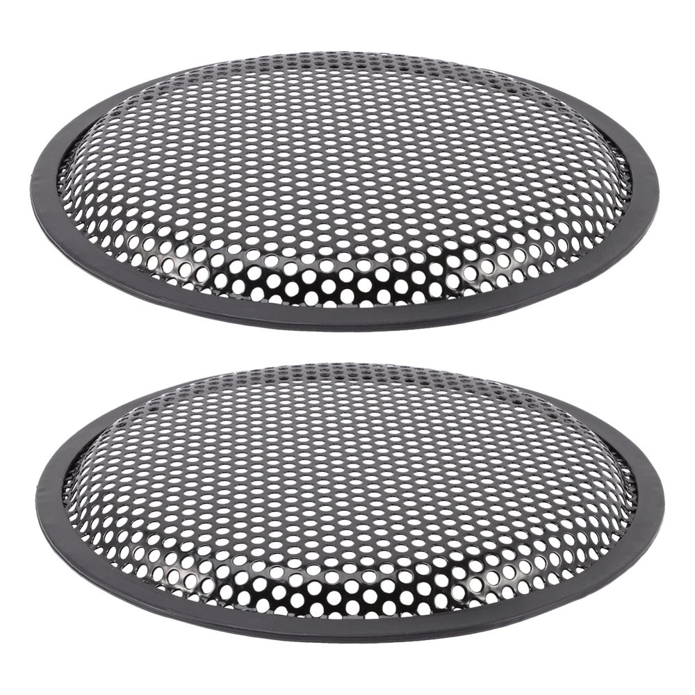 WATIIFUFU 2pcs Outdoor Subwoofer Speaker Cover Mesh Car Speaker Grill Protector Random Style