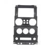 OLKUTIVQ 9 Inch Car Radio Fascia Compatible for Wrangler Rubicon 2008 2009 2010 Video Panel Player Audio Dash 2 Din Frame Dashboard Mount Kit(4WD,Fascia) view 3