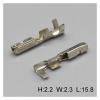 50-500Pcs ST730622-3 H62 Brass Tinned 1.0mm Automotive Terminal Automotive Connector Female Terminal DJ624A-10.6A(Package 50Pcs) view 2